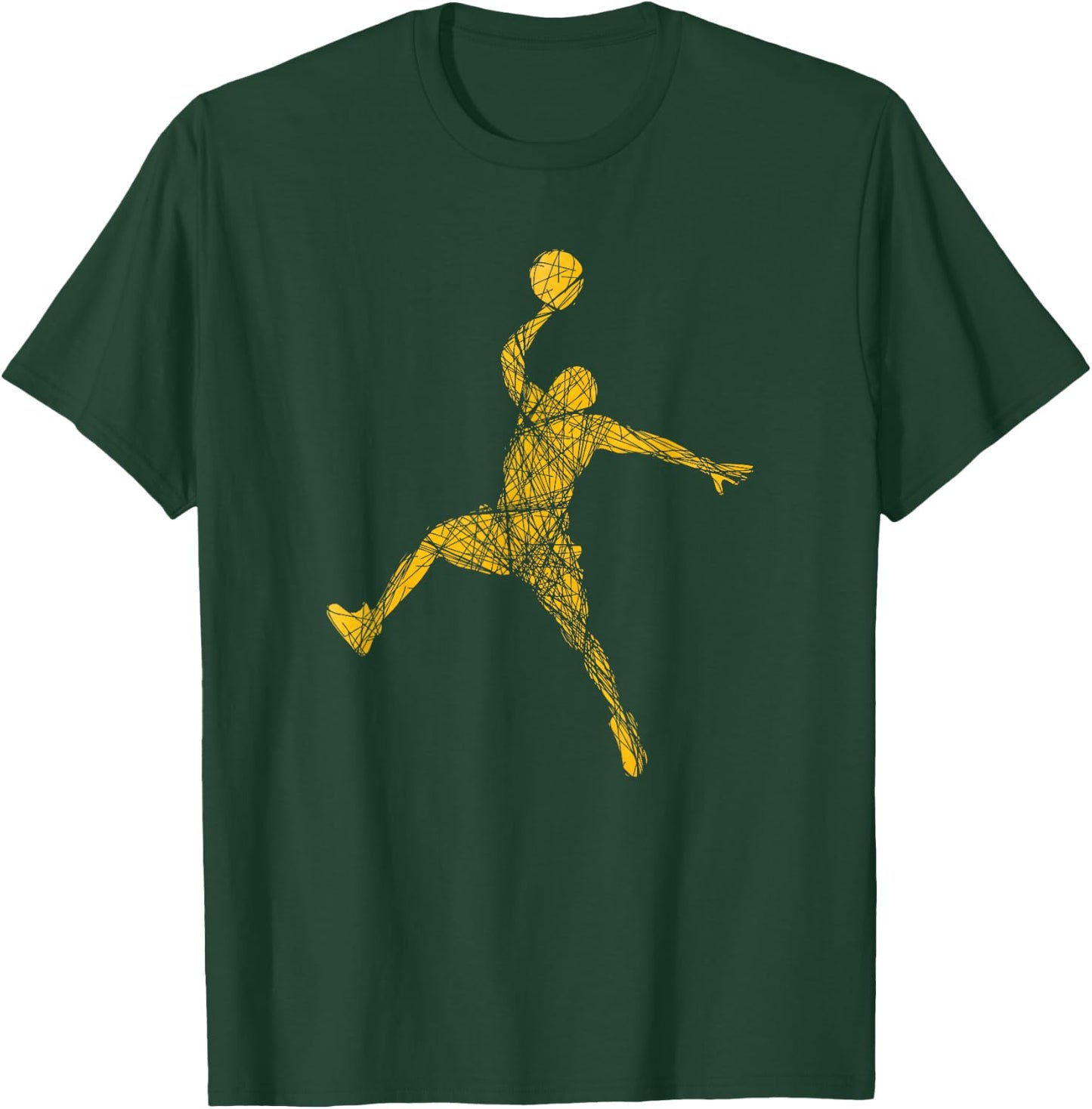 Basketball Sports Fan Men Kids Youth Player T-Shirt - T-Shirt | Forest