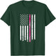 Pink Camouflage Stripe Breast Cancer American Flag Men T-Shirt - T-Shirt | Forest