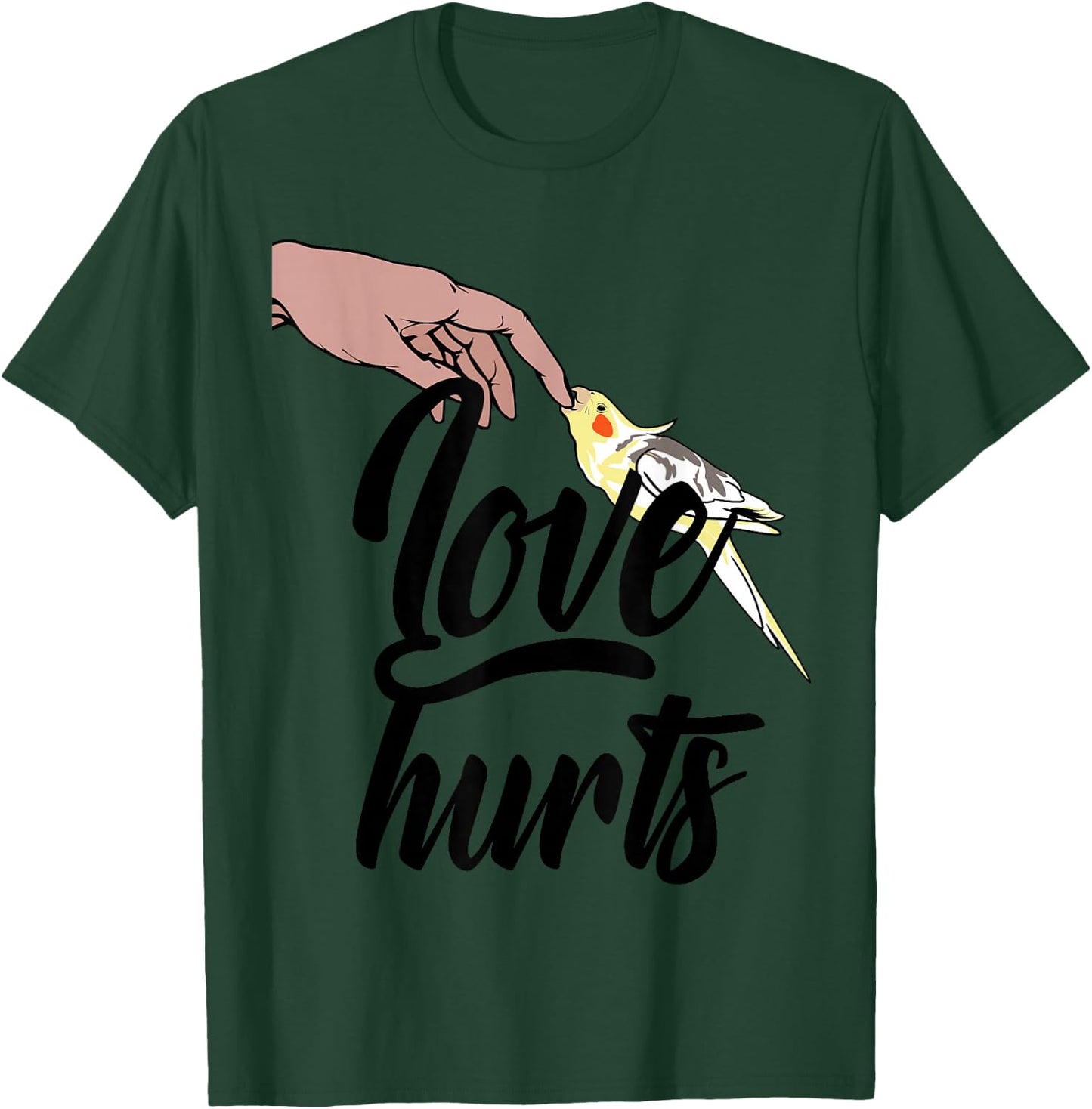 Funny Cockatiel Shirt - Gift Cockatiel Bird Mom or Dad T-Shirt - T-Shirt | Forest