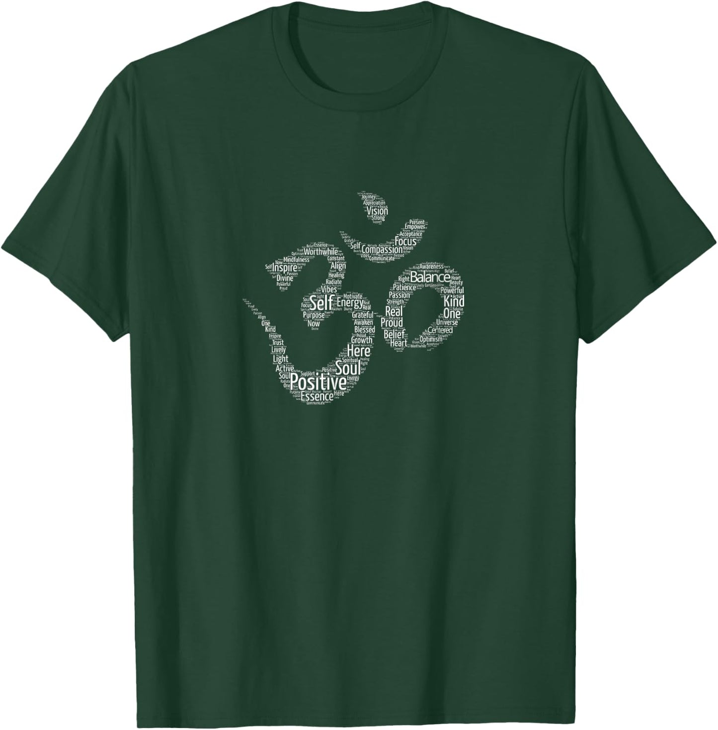 Positive Vibes Om (Aum) Shirt T-Shirt - T-Shirt | Forest