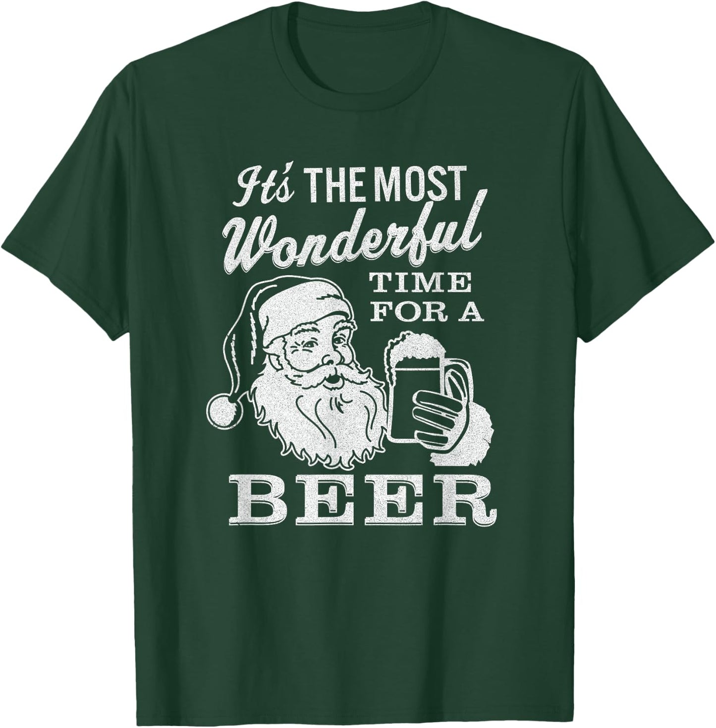 It's The Most Wonderful Time for A Beer shirt - Christmas T-Shirt - T-Shirt | Forest