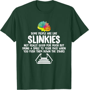 Mondello Apparel -Adults Black Slinkies T-Shirt - T-Shirt | Forest