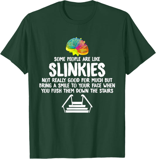 Mondello Apparel -Adults Black Slinkies T-Shirt - T-Shirt | Forest