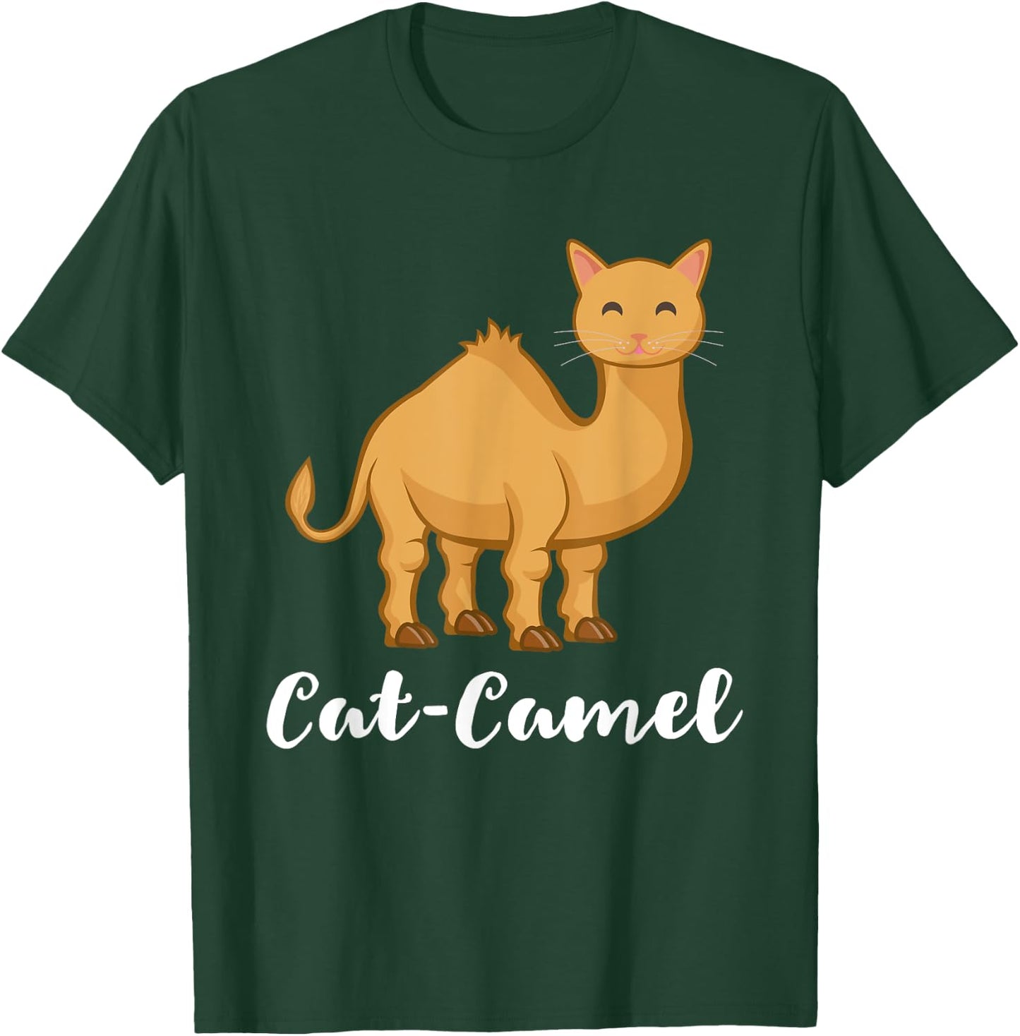 Cat-Camel Funny Animal Yoga T-Shirt - T-Shirt | Forest