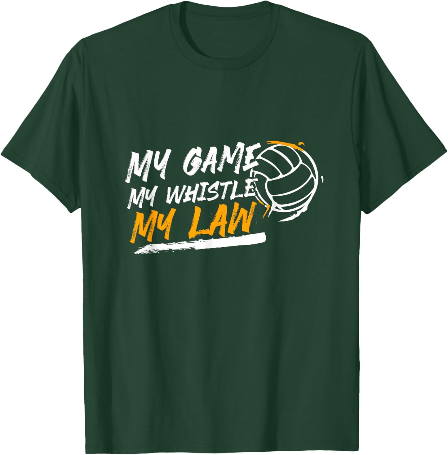 Volleyball Referee Gift | Volleyballer Schiri T-Shirt - T-Shirt | Forest