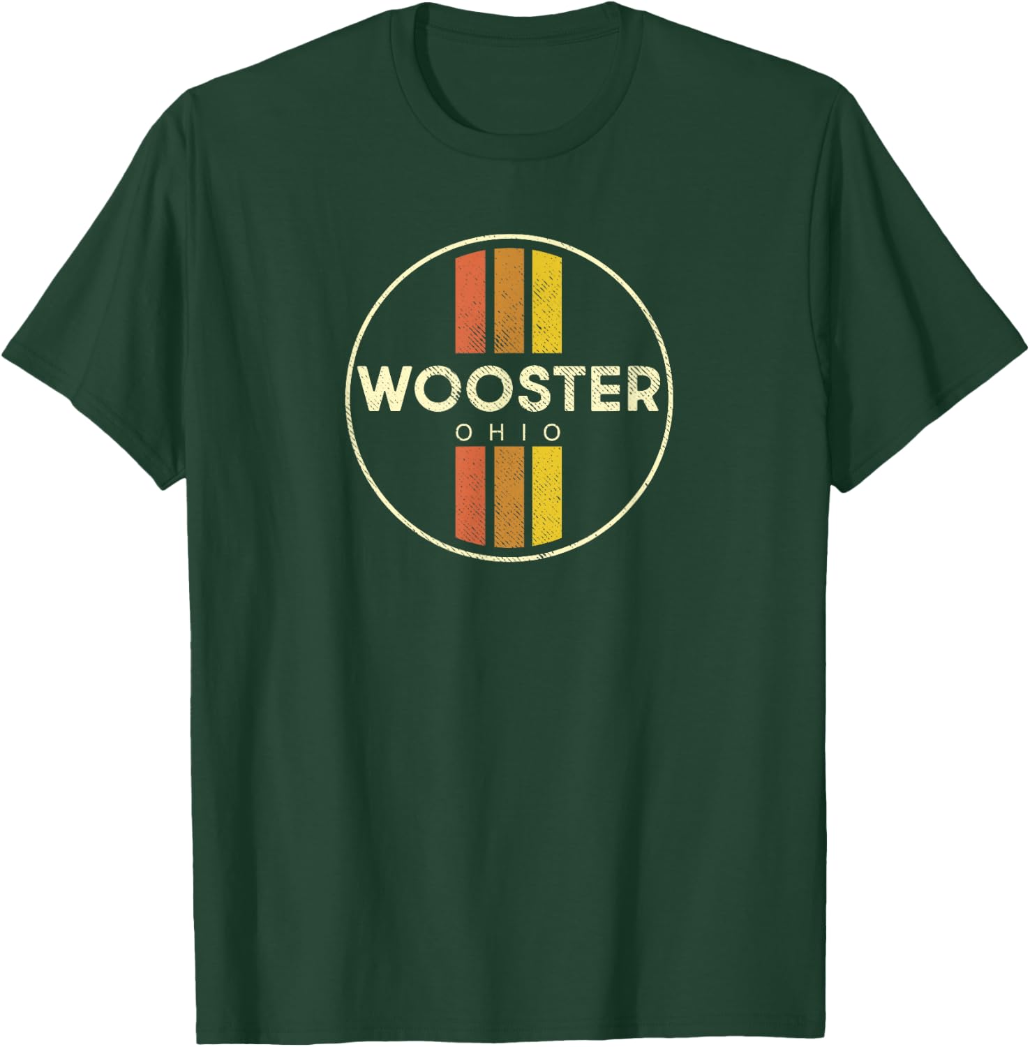 Retro Wooster Ohio Vintage 80s Style T-Shirt - T-Shirt | Forest