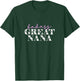 Cute Badass Great Nana Funny Skulls Grandma T-Shirt - T-Shirt | Forest