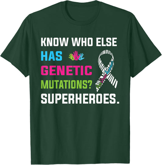 Rare Disease Awareness Day 2025 Rare Genes Superheroes T-Shirt - T-Shirt | Forest