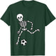 Kids Skeleton Soccer Shirt Halloween Sport Player Costume T-Shirt - T-Shirt | Forest