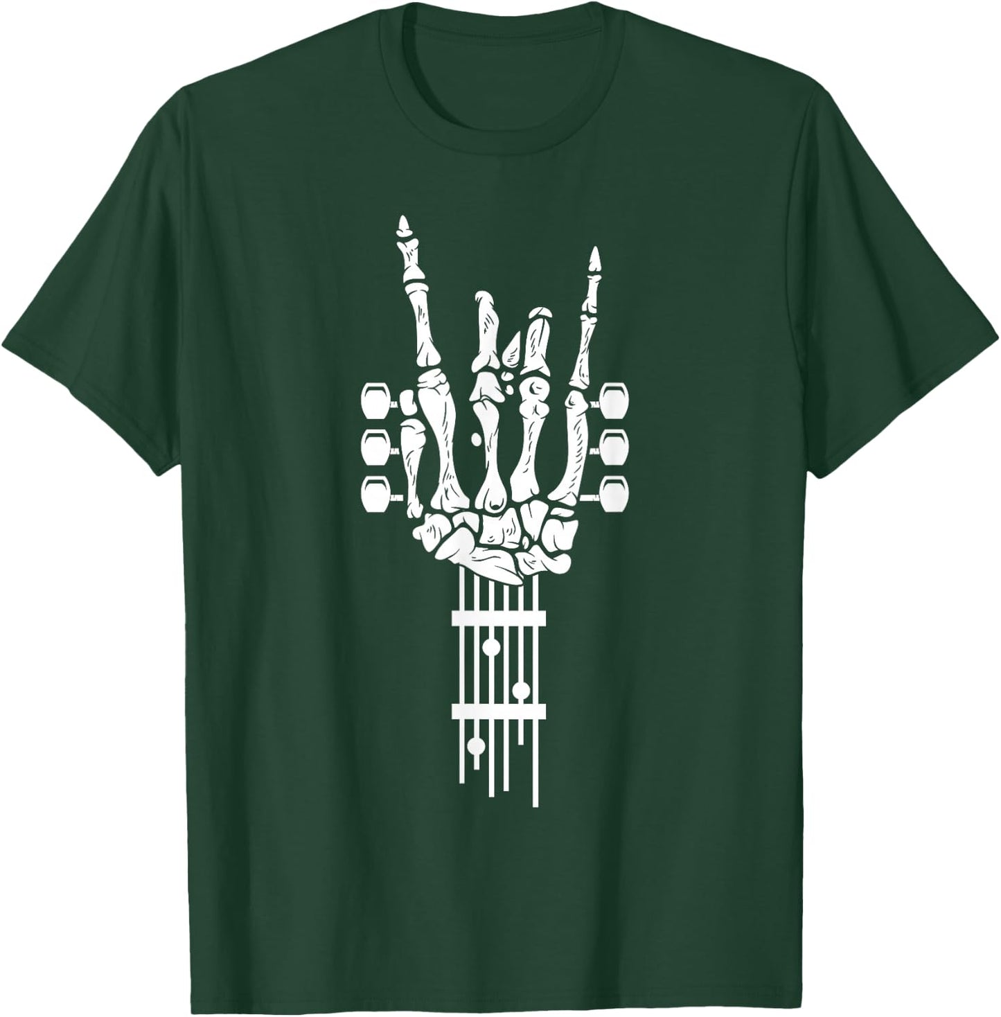 Rock and Roll Punk Rock Band Concert Guitar Accessories Gift T-Shirt - T-Shirt | Forest
