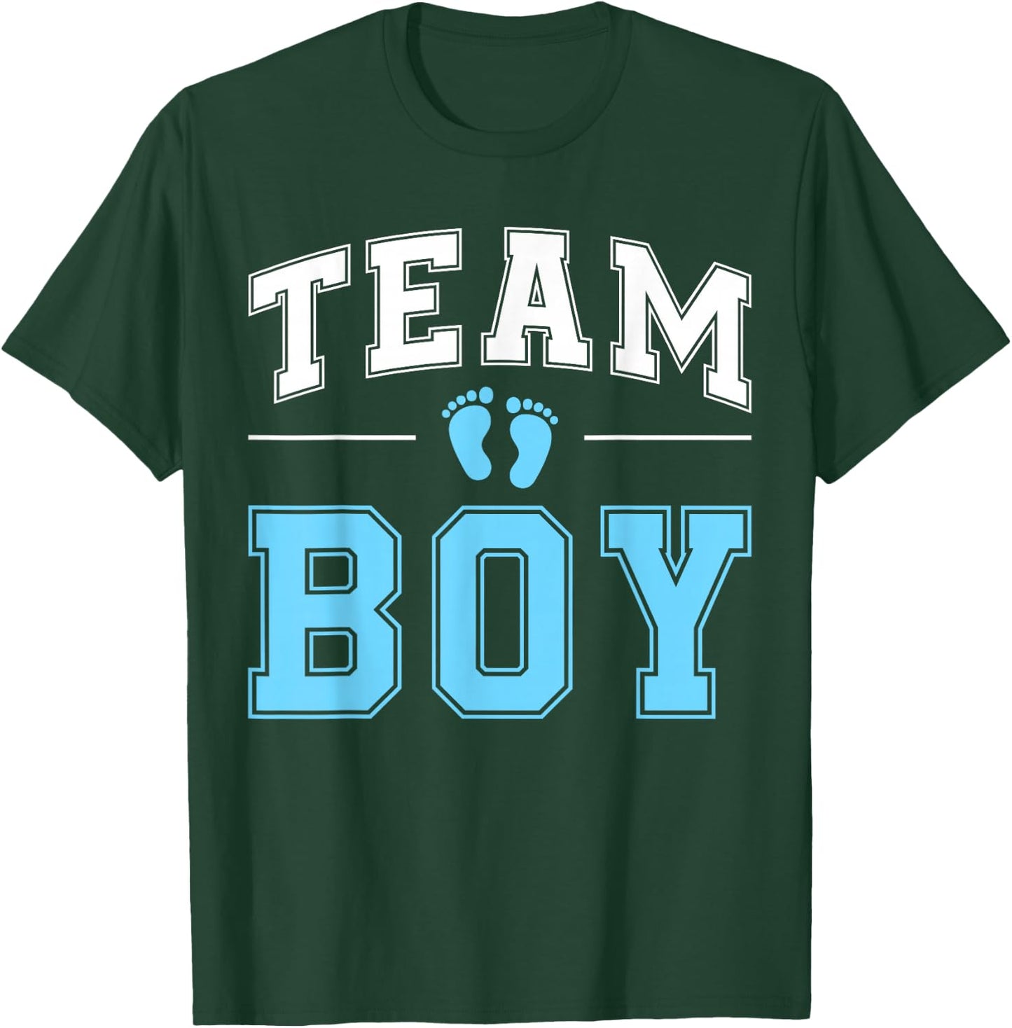Team Boy Gender Reveal Party Gifts Soon To Be Baby Shower T-Shirt - T-Shirt | Forest