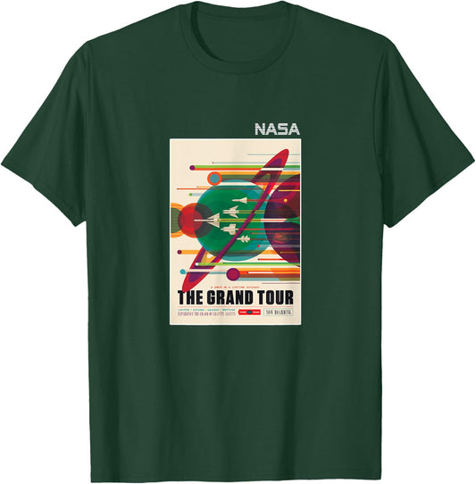 The Official Grand Tour Space Tourism Poster NASA T-Shirt - T-Shirt | Forest