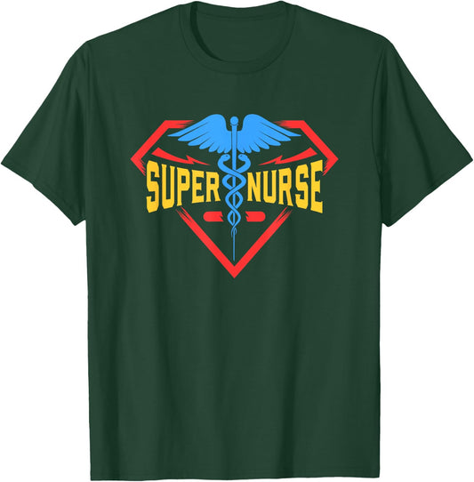 Super Nurse T Shirt, First Aid Nursing School Student T-Shirt - T-Shirt | Forest