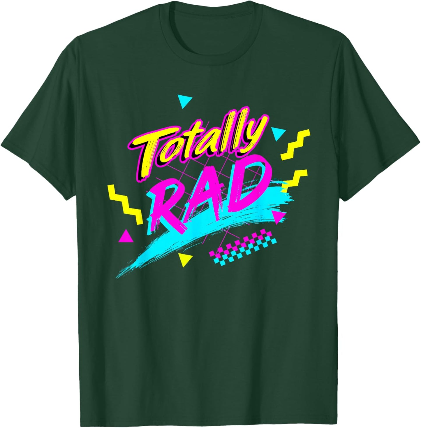 Totally Wheel Back to the 80s Throwback Classic Retro T-Shirt - T-Shirt | Forest