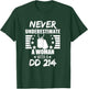 Never Underestimate a Woman DD 214 Veteran's Day T-Shirt - T-Shirt | Forest