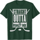 Straight Outta The Penalty Box Funny Ice Hockey Gift T-Shirt - T-Shirt | Forest