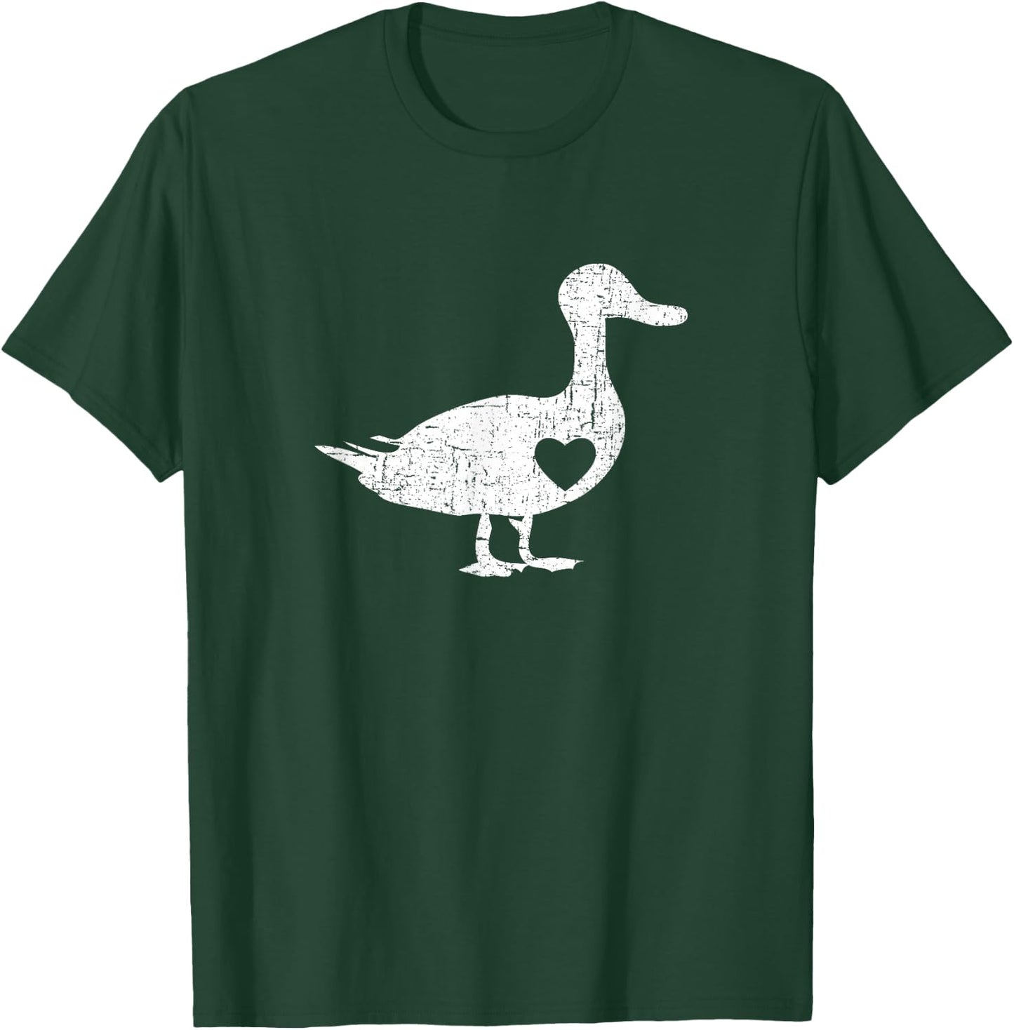 I Love Ducks Farmer White Fowl Duck Lover Girl T-Shirt - T-Shirt | Forest