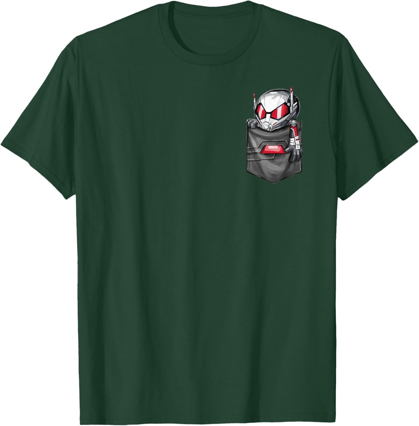 Marvel Ant Man Left Chest Pocket Graphic T-Shirt - T-Shirt | Forest