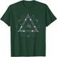Sacred Geometry Space Psychedelic Spiritual Cosmic Geometric T-Shirt - T-Shirt | Forest
