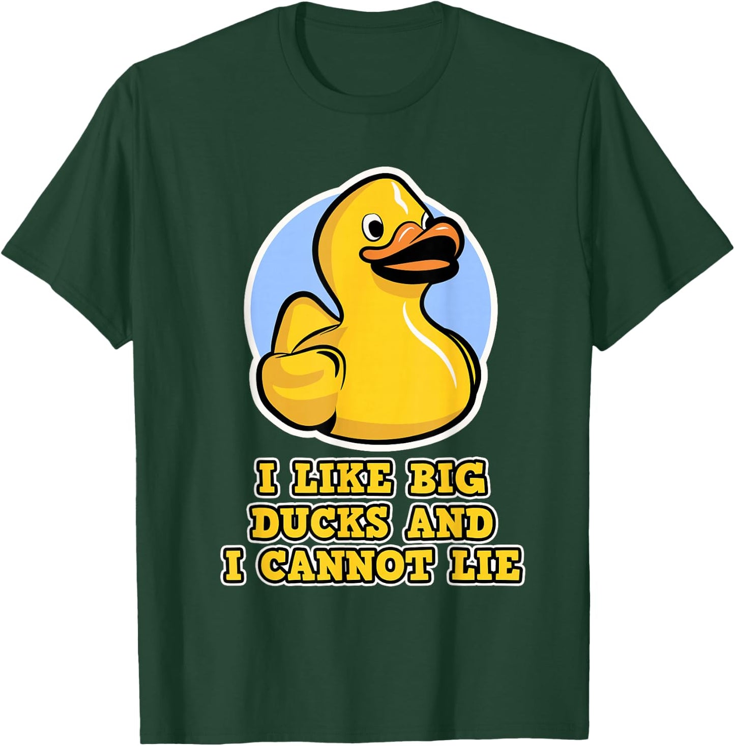 Ich lig große Duten und ich kann Nicht liegen - Rubber Duck T-Shirt - T-Shirt | Forest