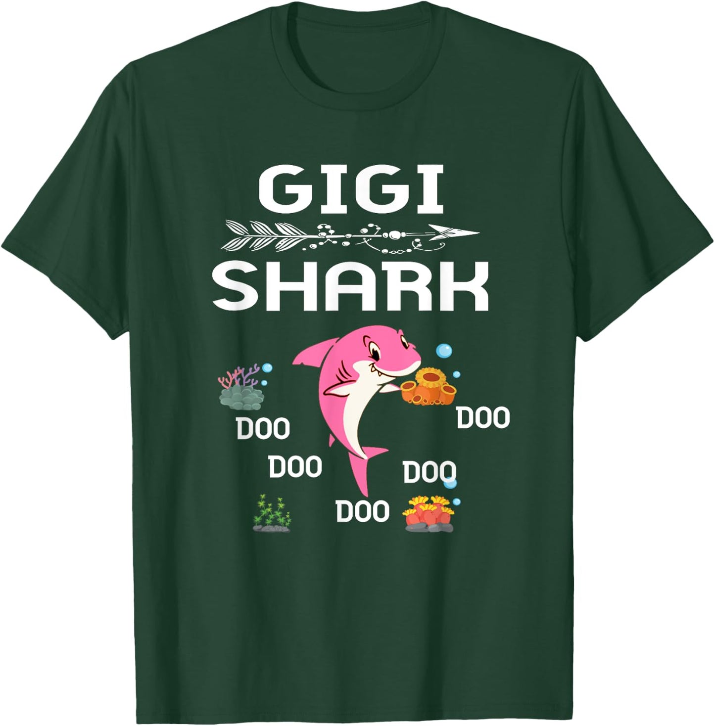 Gigi Shark Shirt Fathers Day Gift For Gigi T-Shirt - T-Shirt | Forest