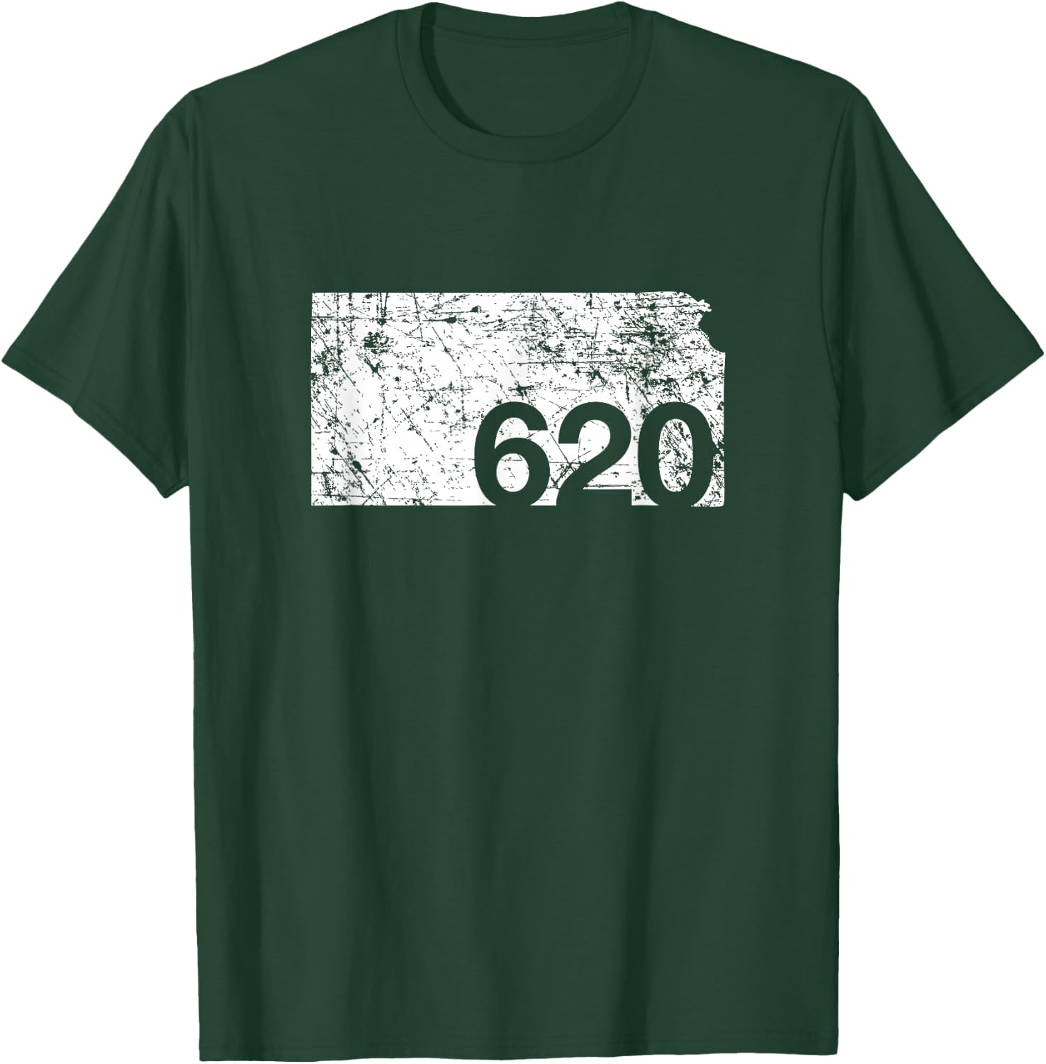 Pittsburg Dodge City Hutchinson Area Code 620 Shirt, Kansas T-Shirt - T-Shirt | Forest