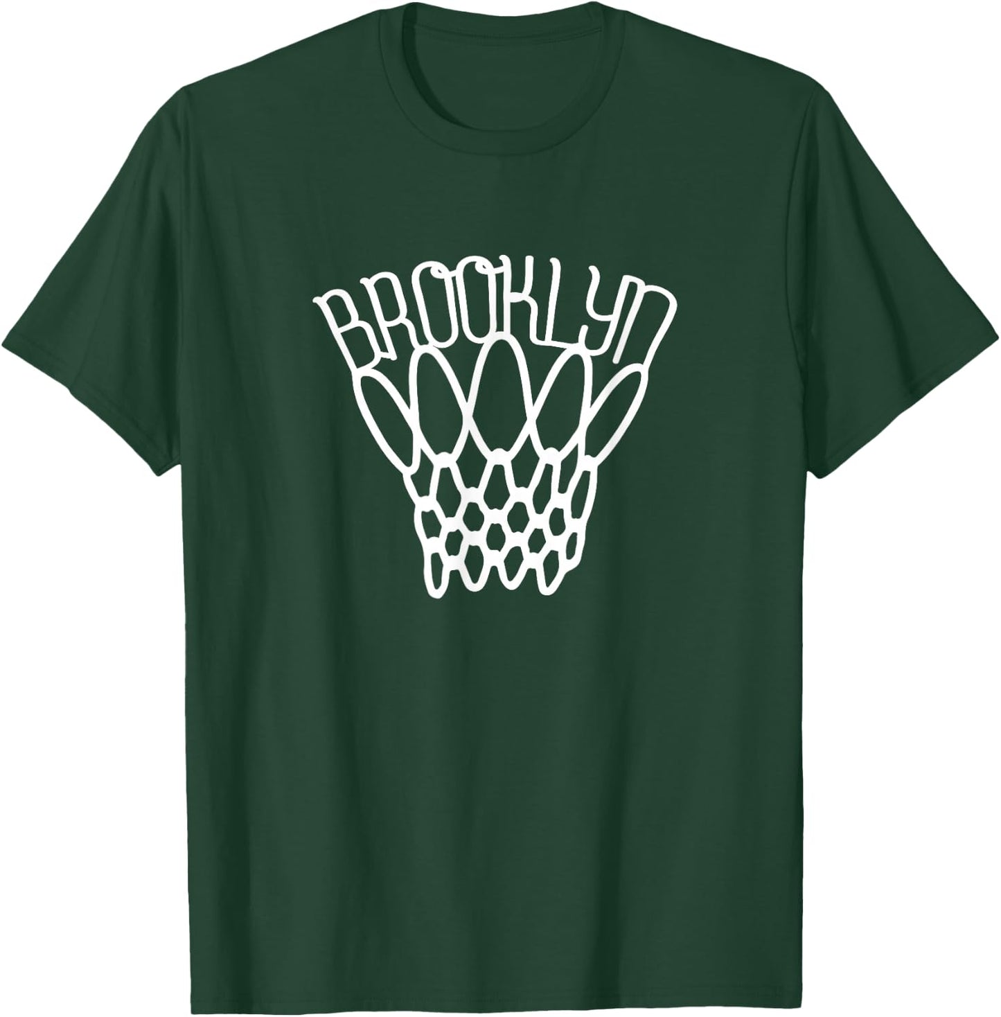 Brooklyn Basketball net Vintage T-Shirt - T-Shirt | Forest