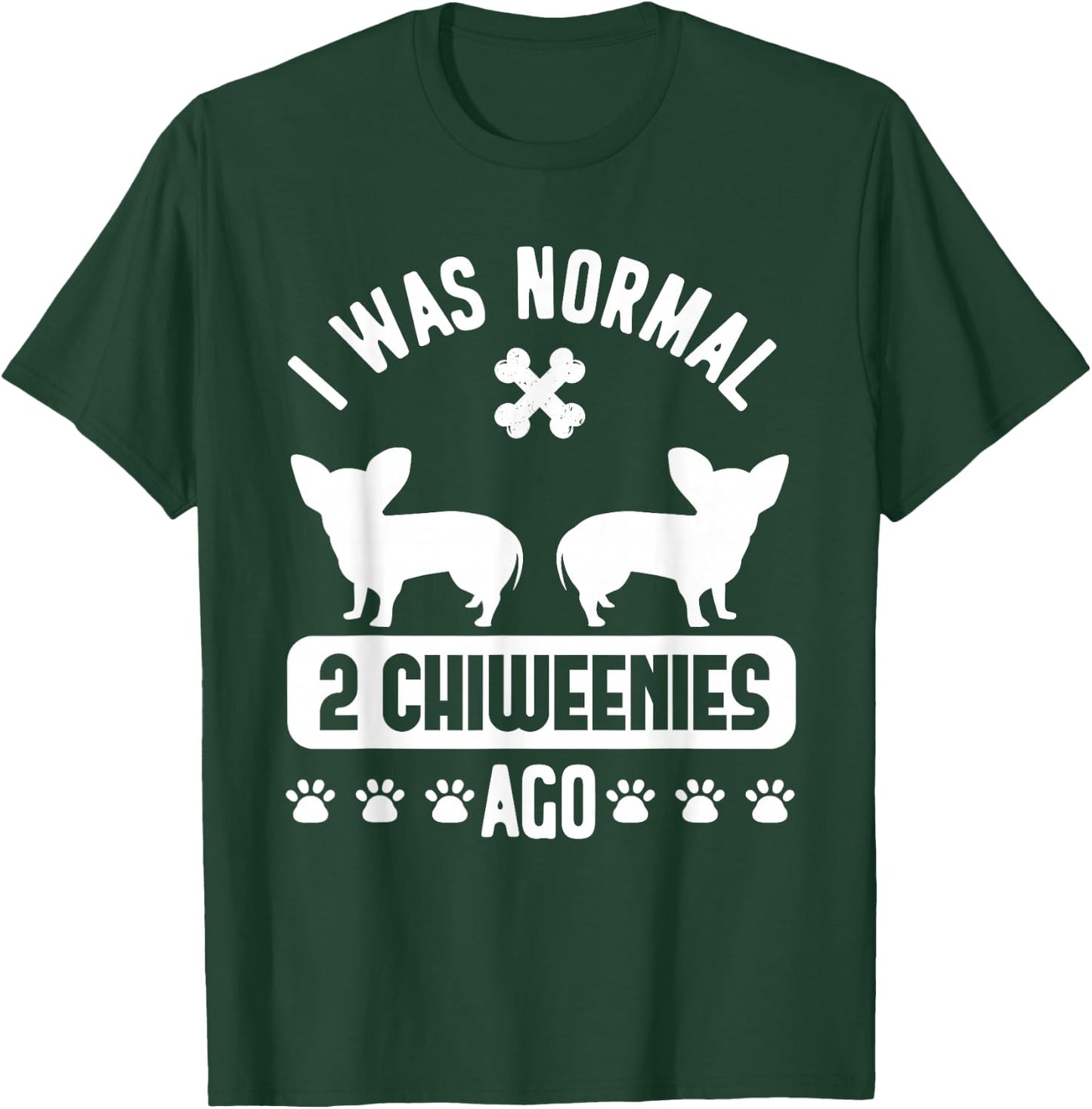 Funny Chiweenie Mom Mama Dog Owner Puppy Lover Dog Mom of 2 T-Shirt - T-Shirt | Forest