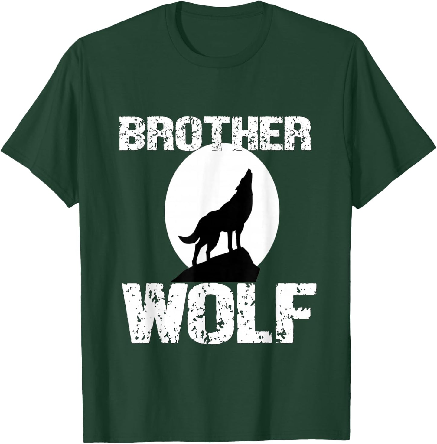 Boys Wolf Shirt Matching Family Tribe Wolves Son Brother T-Shirt - T-Shirt | Forest