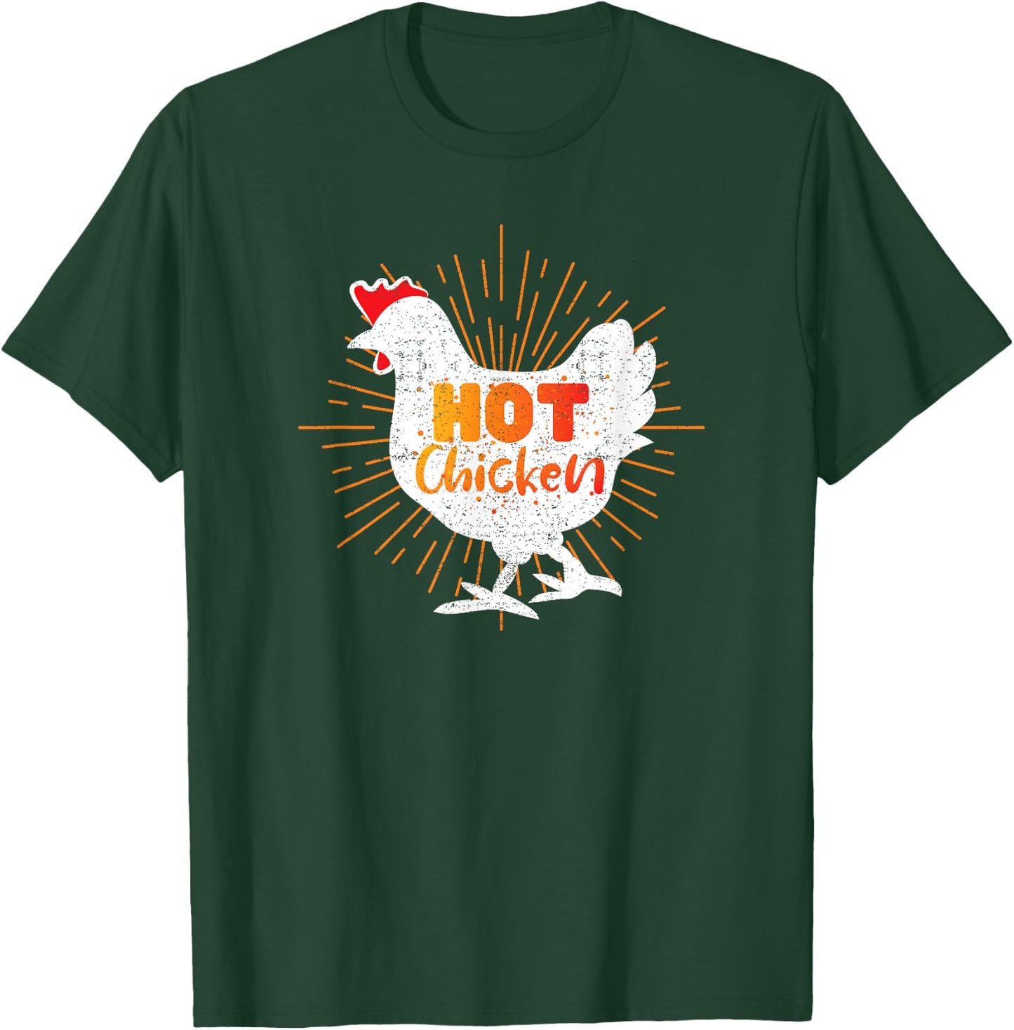 Fried Chicken Lover Design - Nashville Hot Chicken T-Shirt - T-Shirt | Forest