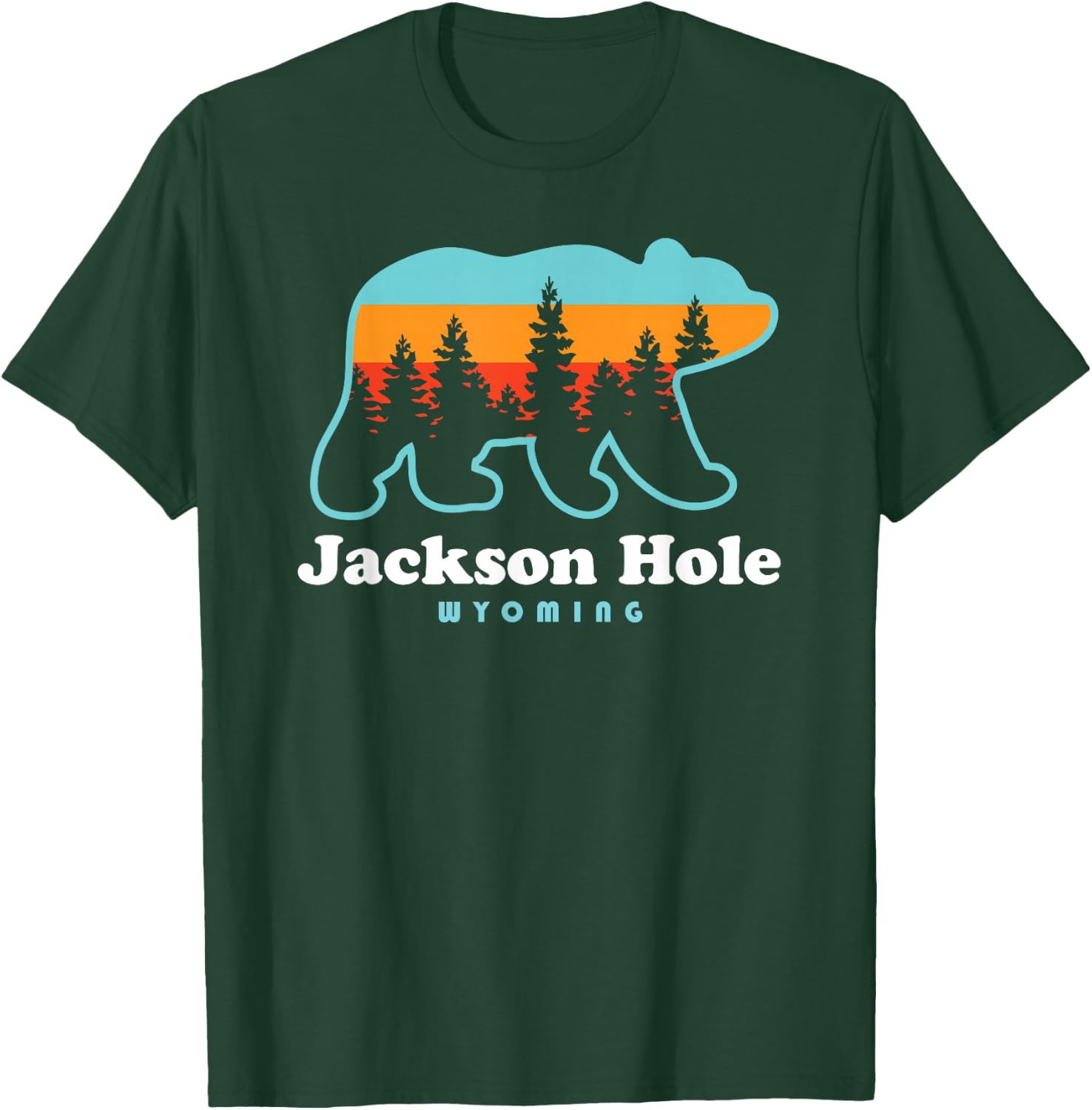 Jackson Hole Wyoming Shirt - Bear Mountains Jackson Hole T-Shirt - T-Shirt | Forest