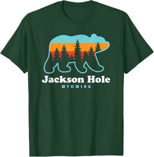 Jackson Hole Wyoming Shirt - Bear Mountains Jackson Hole T-Shirt - T-Shirt | Forest