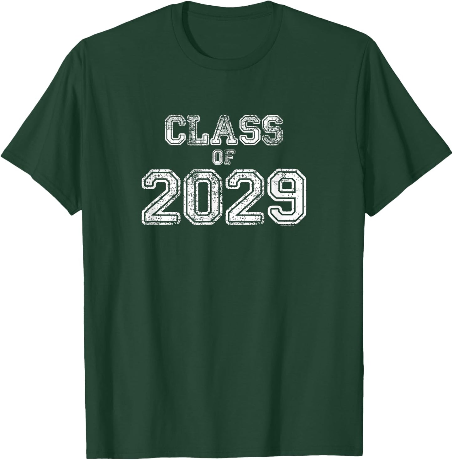 Class of 2029 Shirt | Senior 2029 Graduation Gift Him Her T-Shirt - T-Shirt | Forest