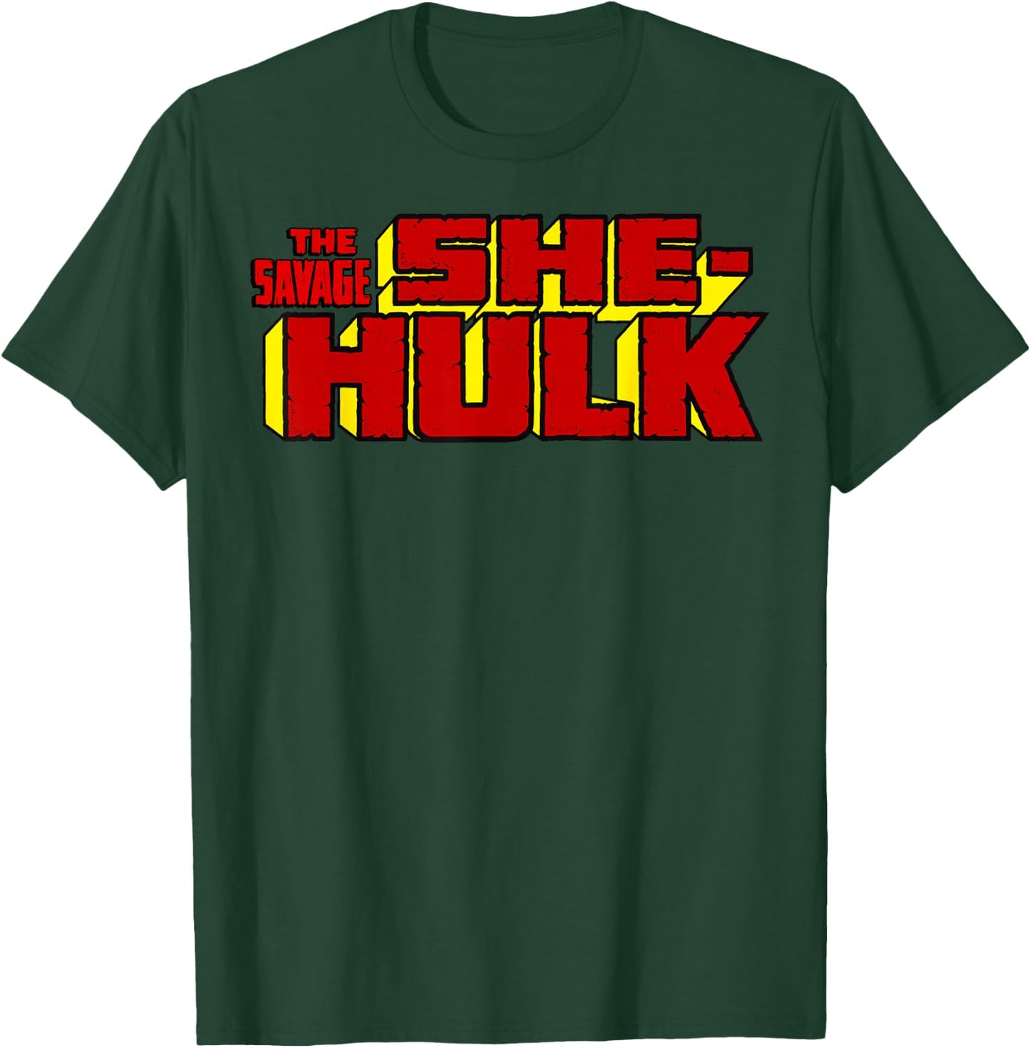 Marvel The Savage She-Hulk Ultimate Retro Logo T-Shirt - T-Shirt | Forest