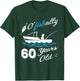 60th Birthday Fishing Boat 60 Years Old Fisherman T-Shirt - T-Shirt | Forest