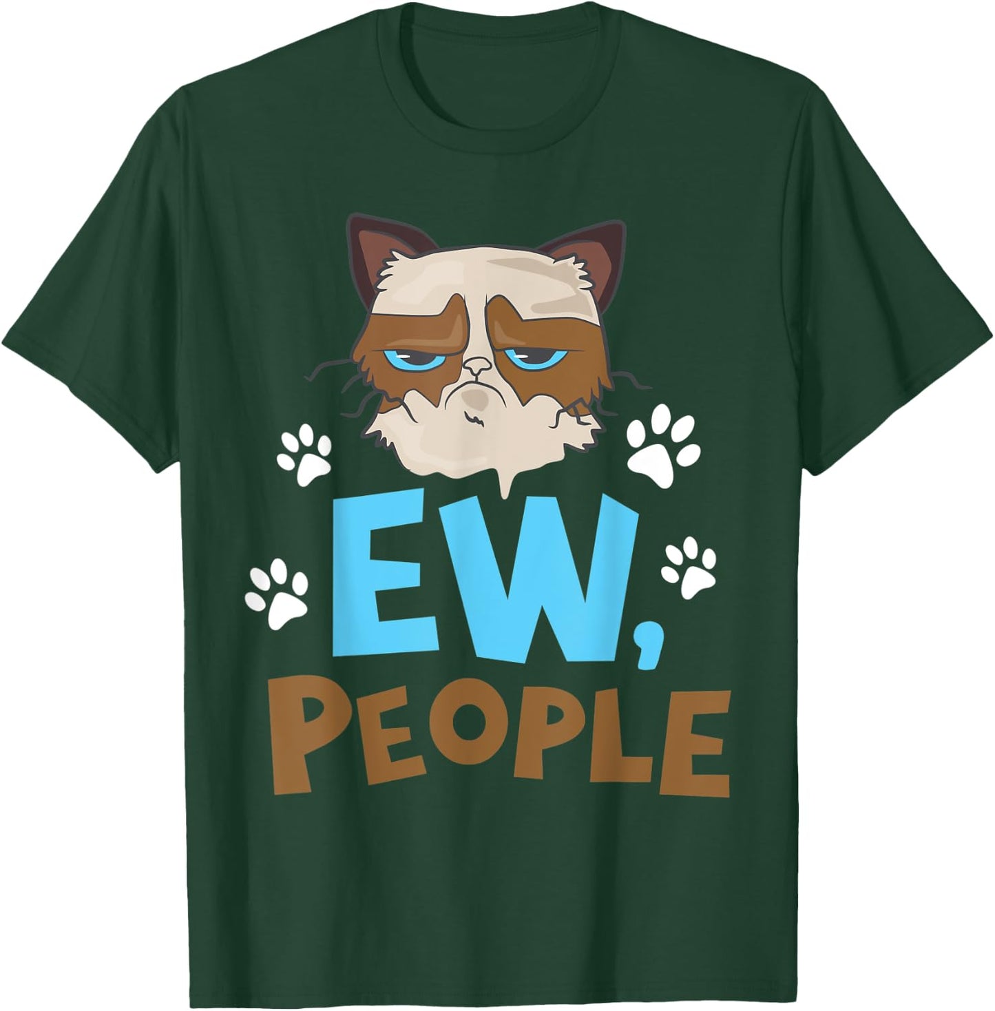 Ew People Cat T-Shirt - T-Shirt | Forest