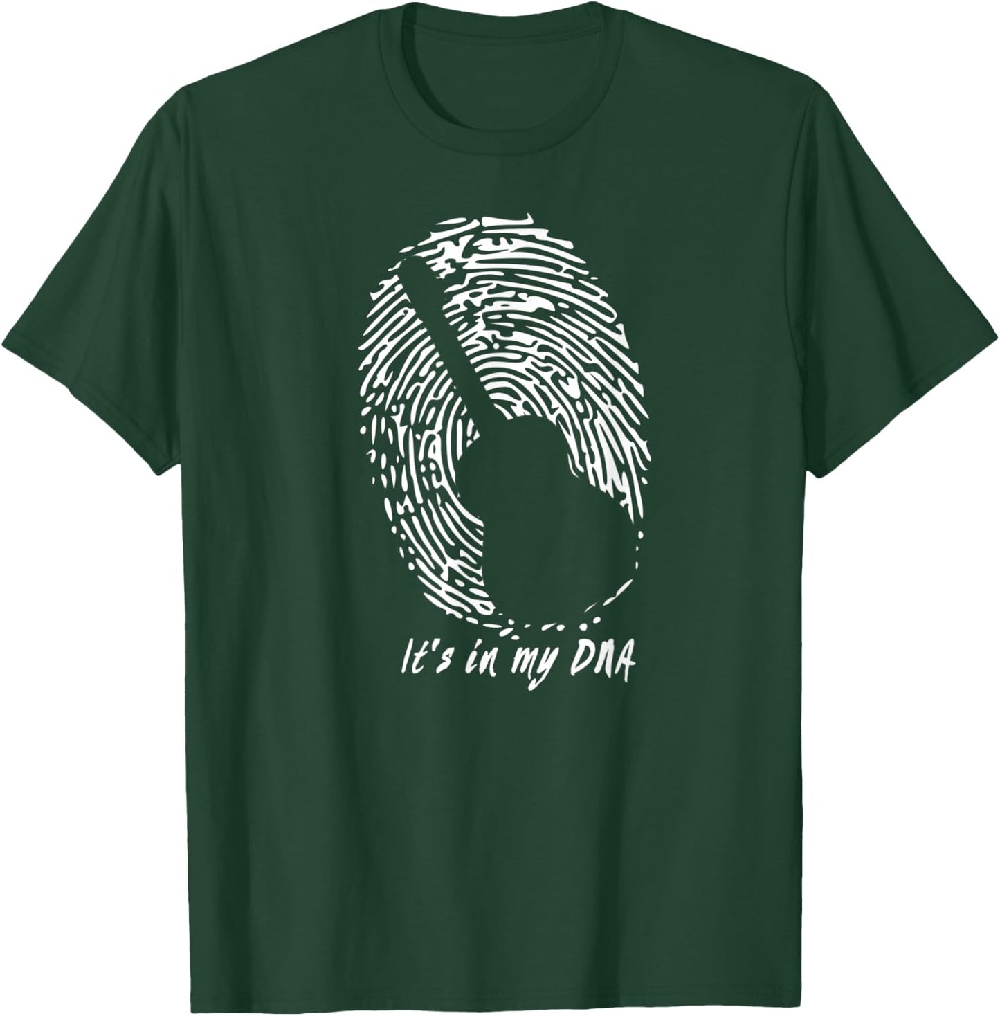 Acoustic Guitar - It's In My DNA Gift Guitarists T-Shirt - T-Shirt | Forest