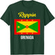 Grenada Flag Reppin West Indies Vacation T Shirt T-Shirt - T-Shirt | Forest