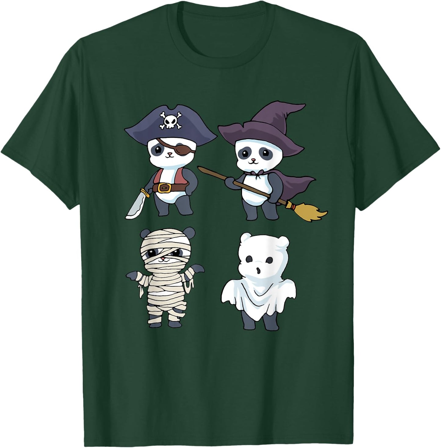 Panda Halloween T-Shirt - T-Shirt | Forest