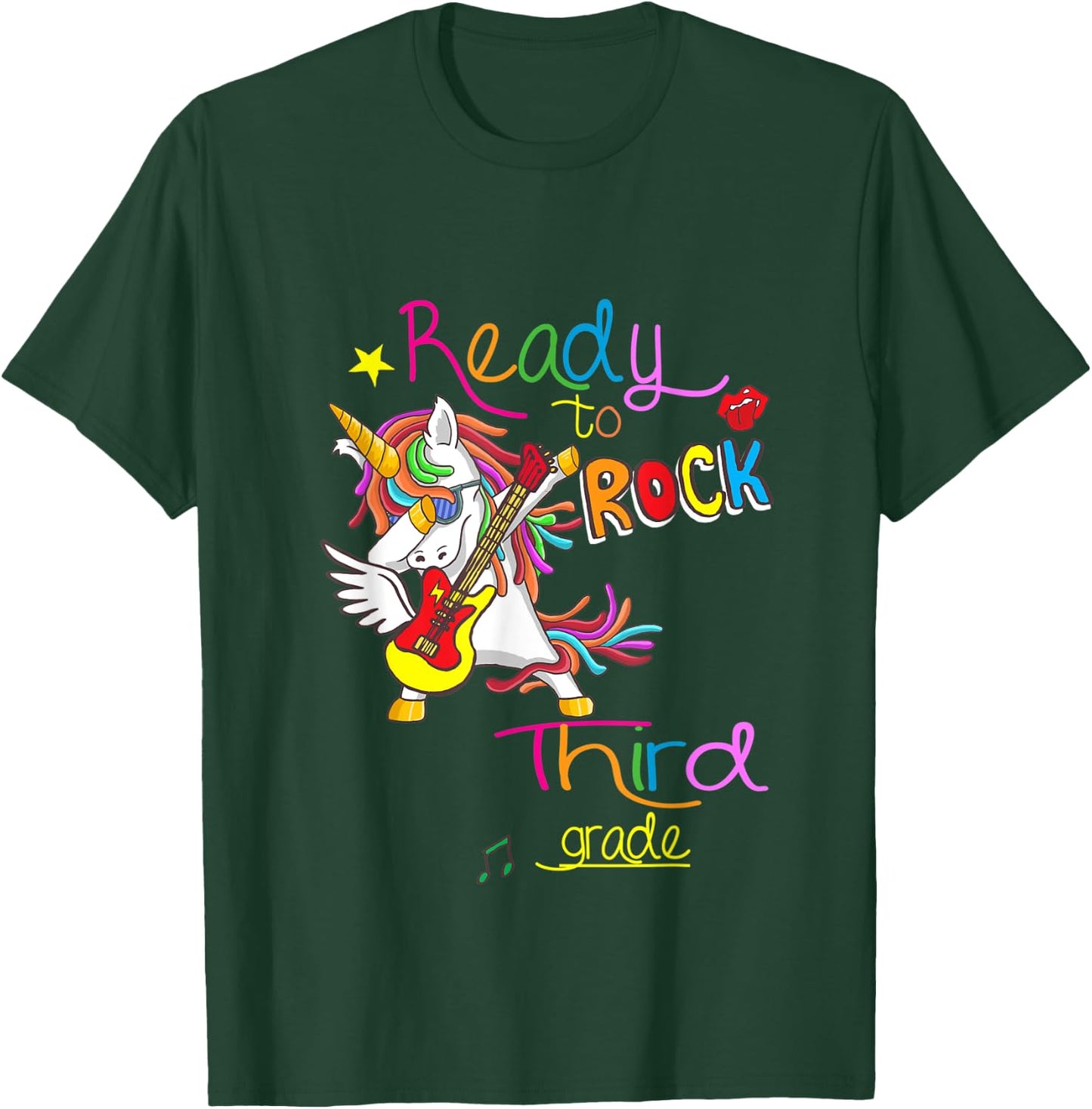 Ready to rock third grade Back to school T-Shirt - T-Shirt | Forest