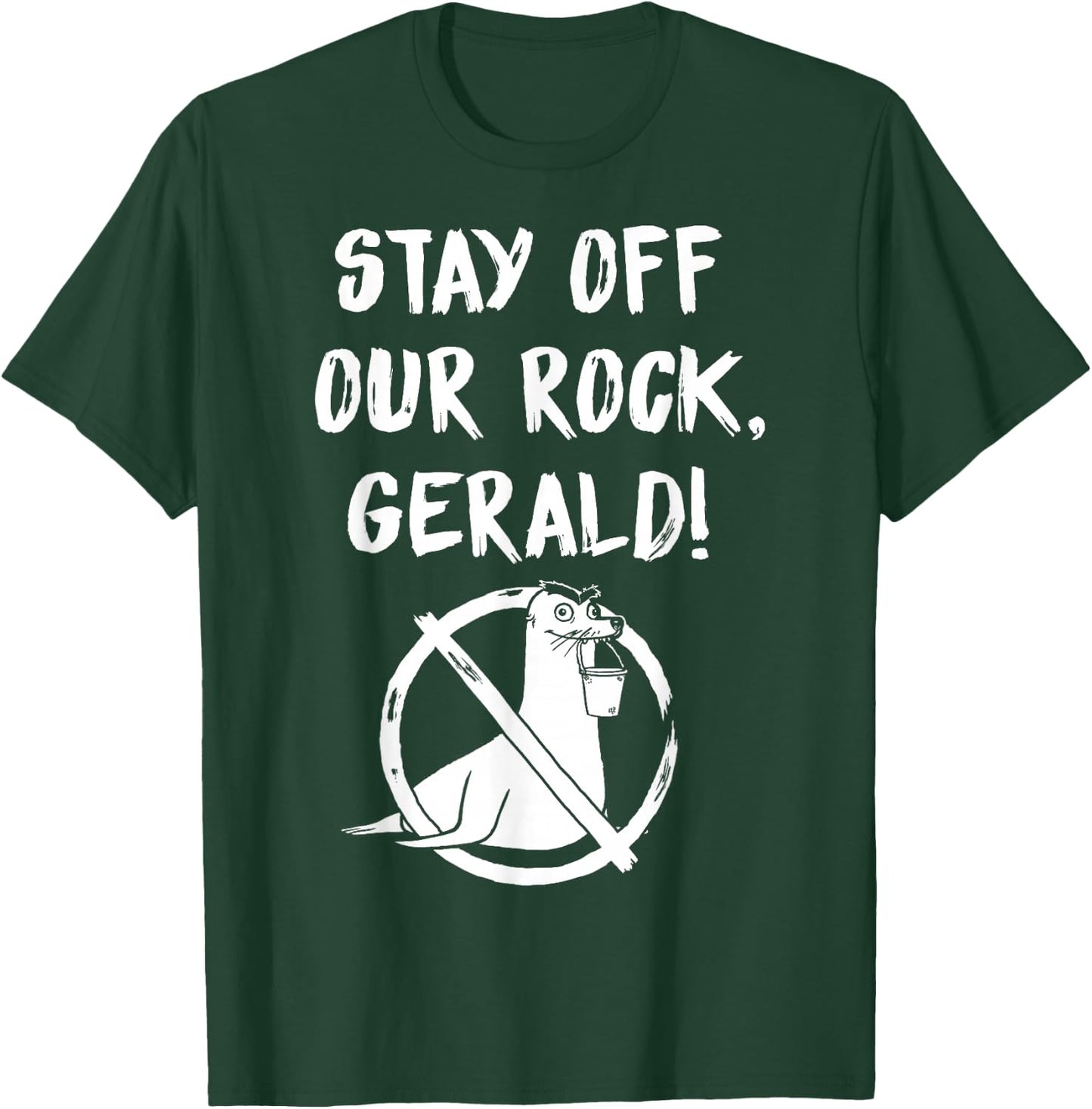 Disney Pixar Finding Dory Gerald Stay Off Our Rock T-Shirt - T-Shirt | Forest