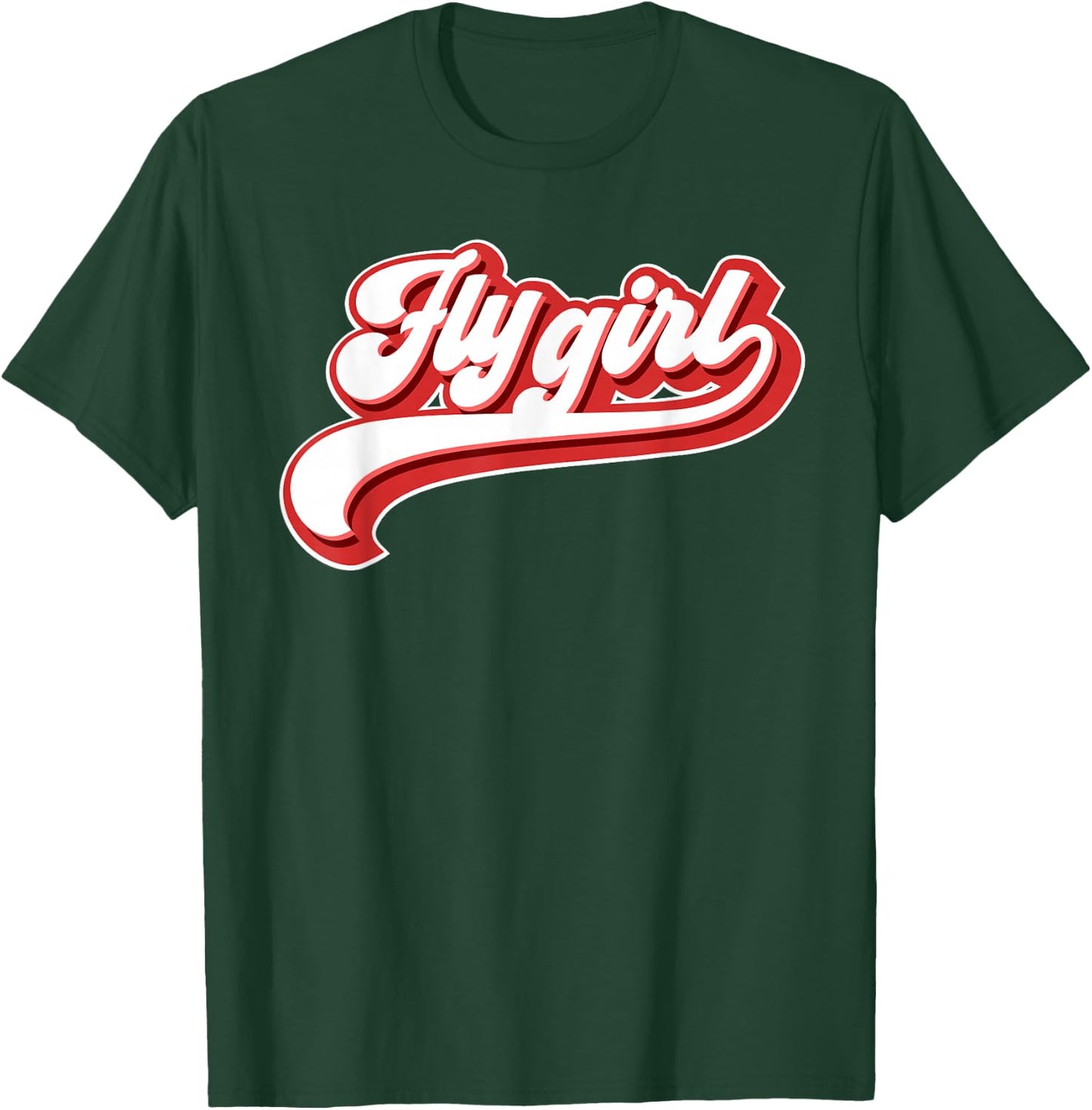 Fly Girl 80s 90s Old School Hip Hop T-Shirt - T-Shirt | Forest