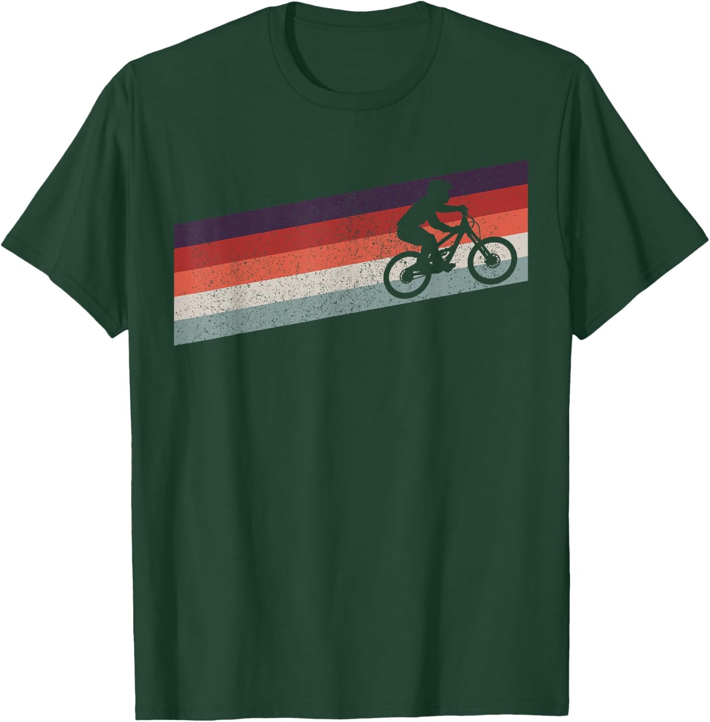 Mountain Bike Vintage MTB Bicycle Downhill Biking Biker Gift T-Shirt - T-Shirt | Forest