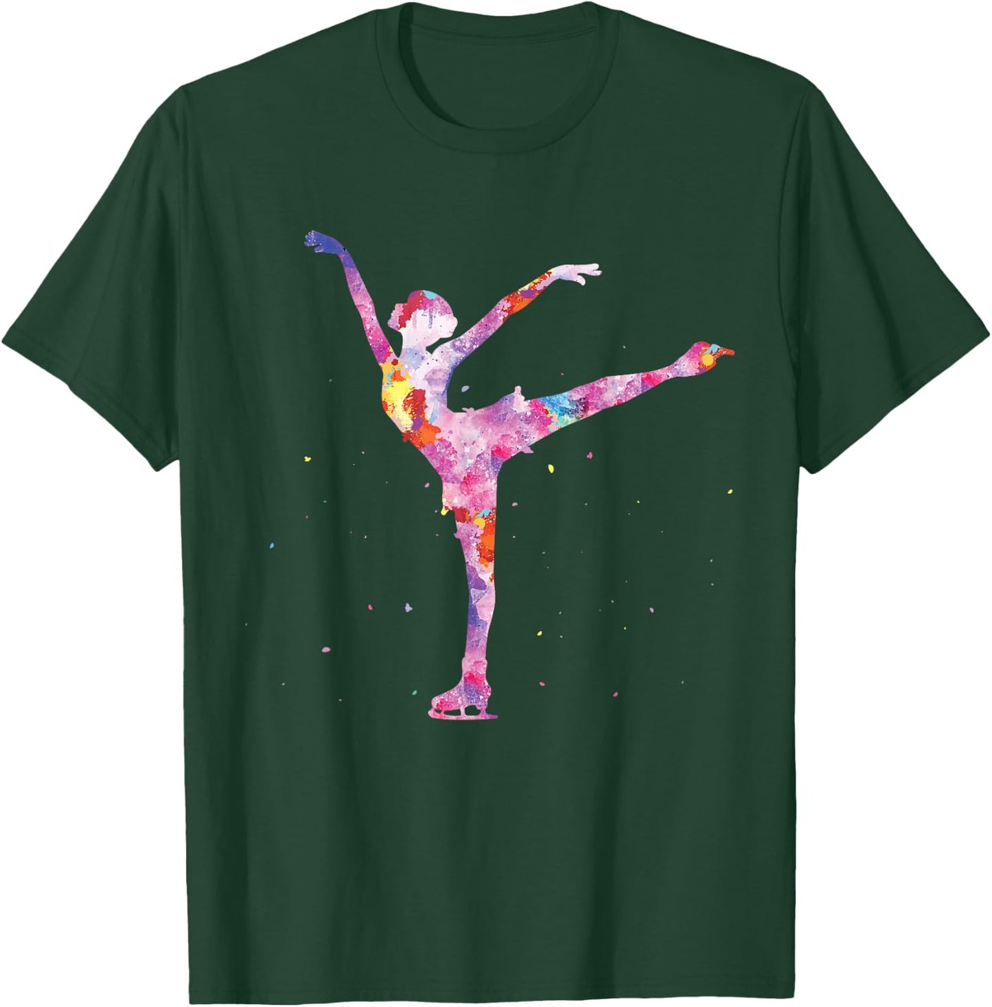 Beautiful Figure Skating Gift - ice Skating T-Shirt - T-Shirt | Forest