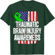 TBI Awareness Gift - Green Ribbon T-Shirt - T-Shirt | Forest