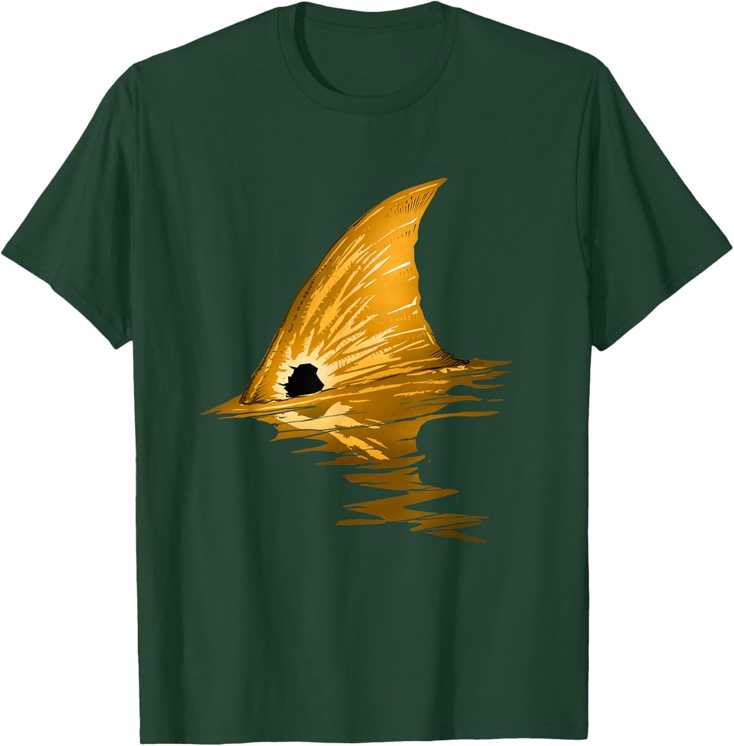 Tailing Redfish | Red Drum Fish Shirt T-Shirt - T-Shirt | Forest