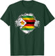 Zimbabwe Super Zimbabwean Flag Zimbabwe Roots Citizen T-Shirt - T-Shirt | Forest