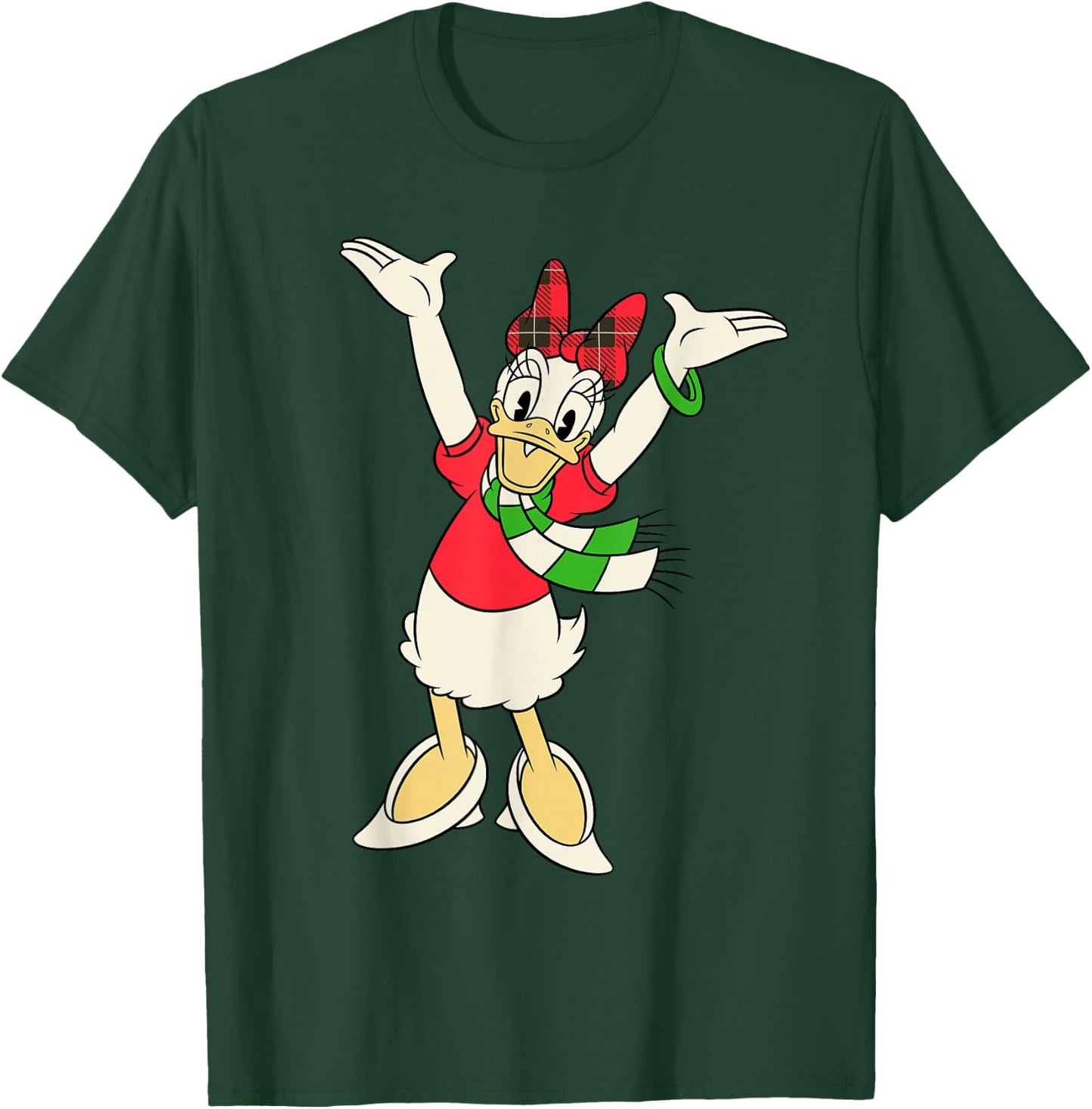 Disney Vintage Daisy Duck Holiday Cheer T-Shirt - T-Shirt | Forest