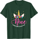 9 Years Old Birthday Girl Gifts Unicorn 9th Birthday T-Shirt - T-Shirt | Forest