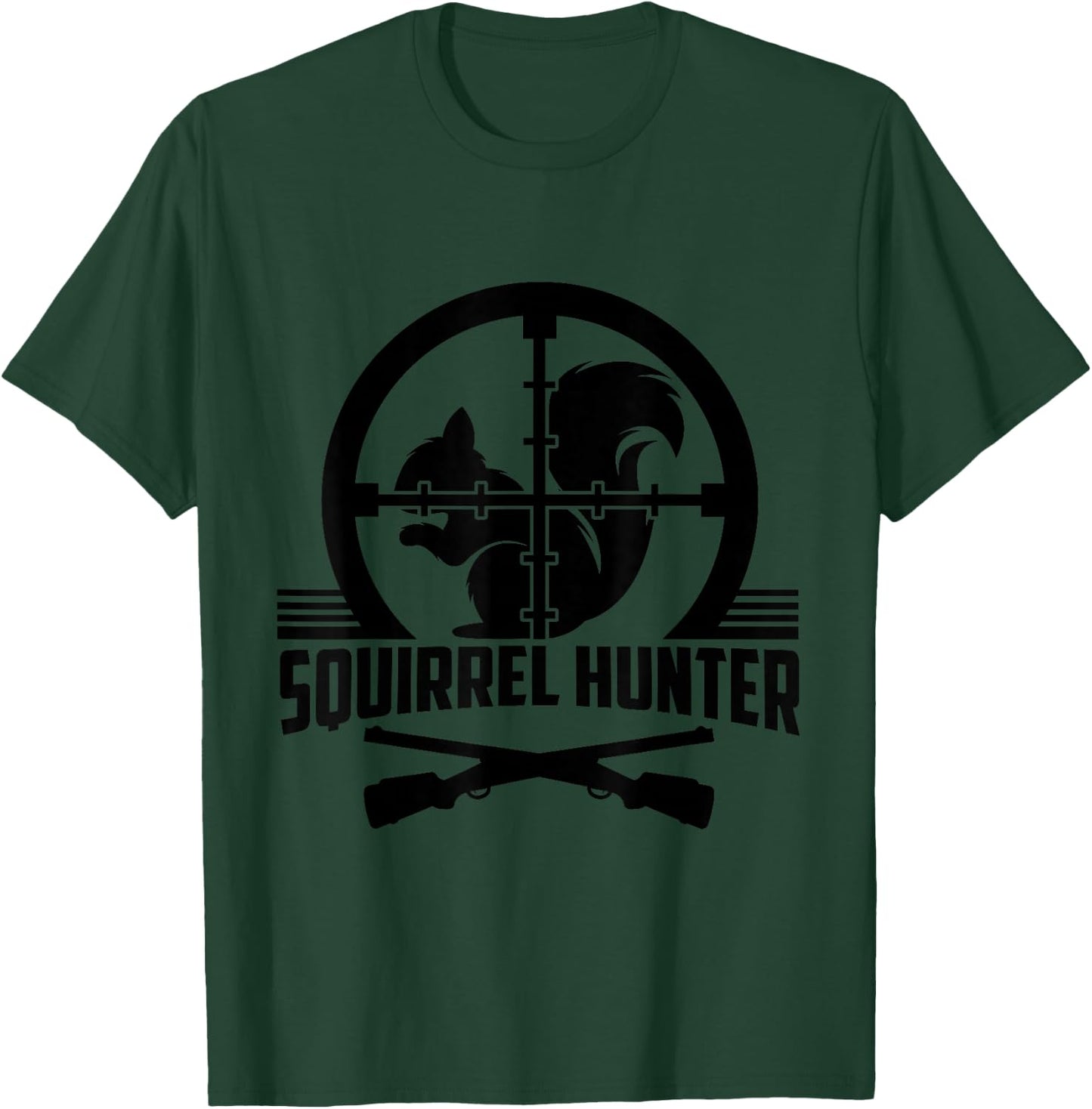 Squirrel Hunter Target Practice Hunting Sportsman Sport Gift T-Shirt - T-Shirt | Forest